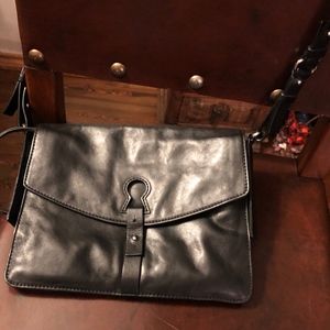 BOTKIER Cross-body Black Leather Bag